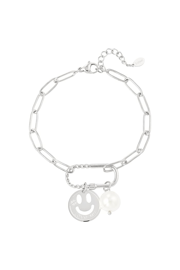 smiley link bracelet 