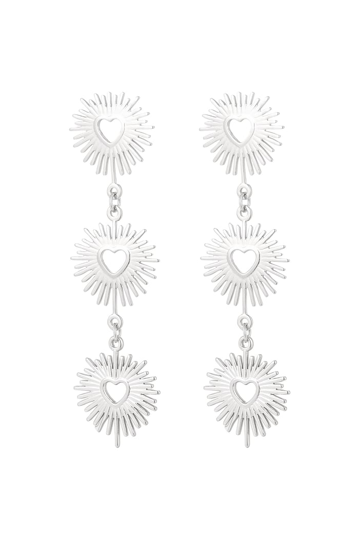orecchini cuore fuochi d'artificio 