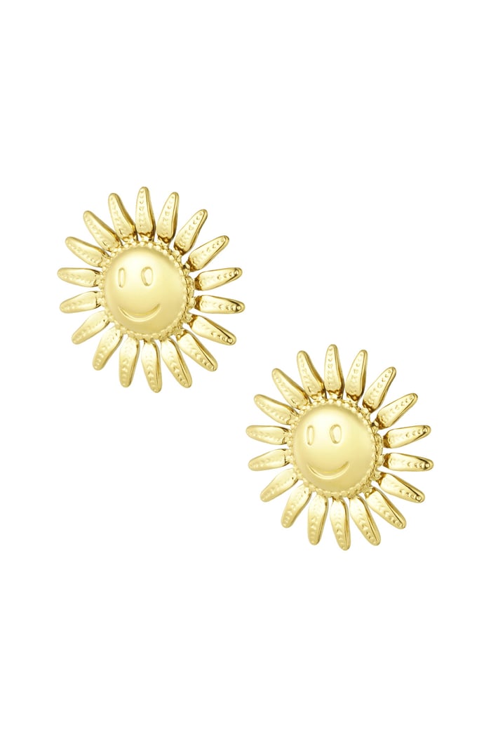 smiling sun earrings 