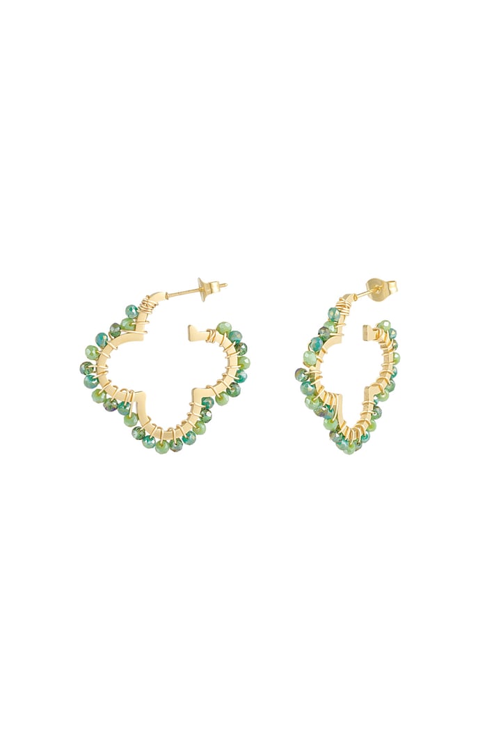 Orecchini Clover Beads