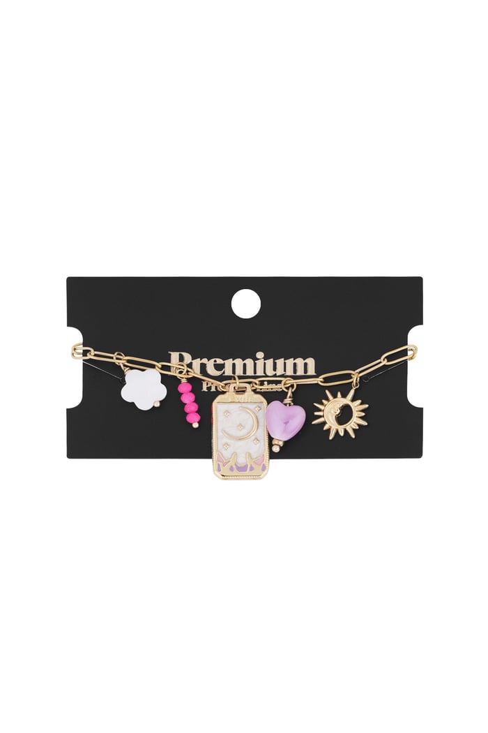 charm bracelet tiny moon Picture3