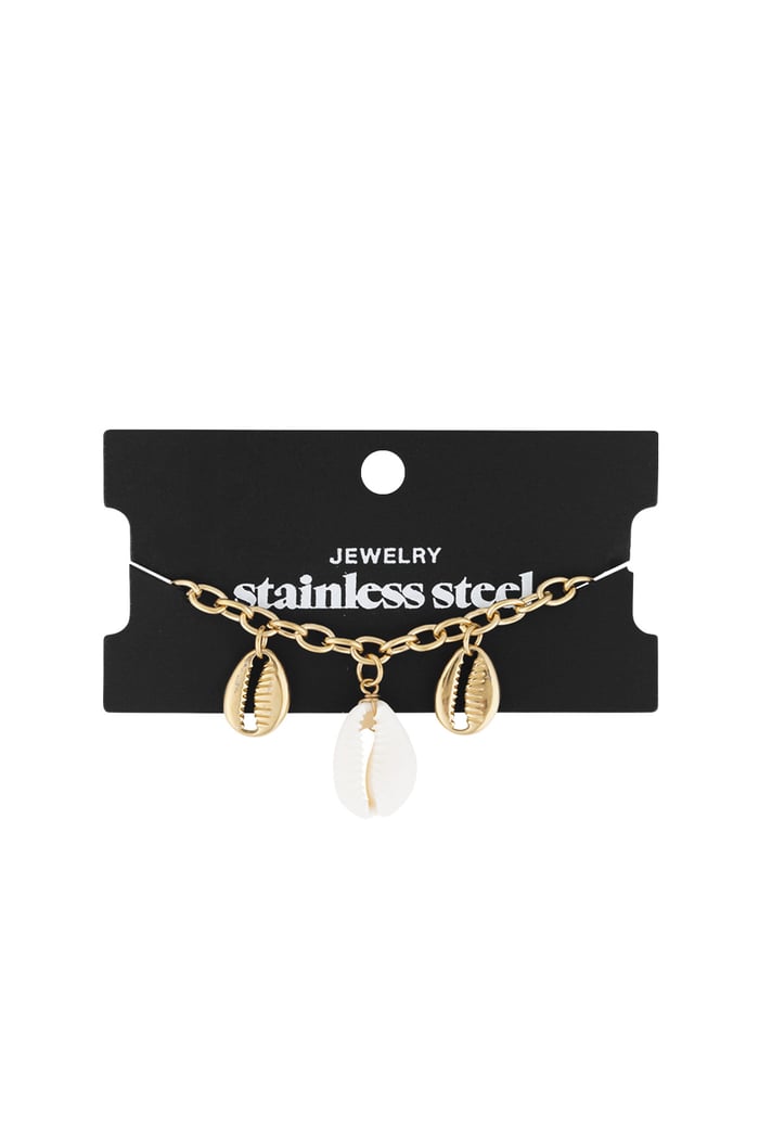Tropisches Gezeitenarmband - Goldfarben h5Bild3
