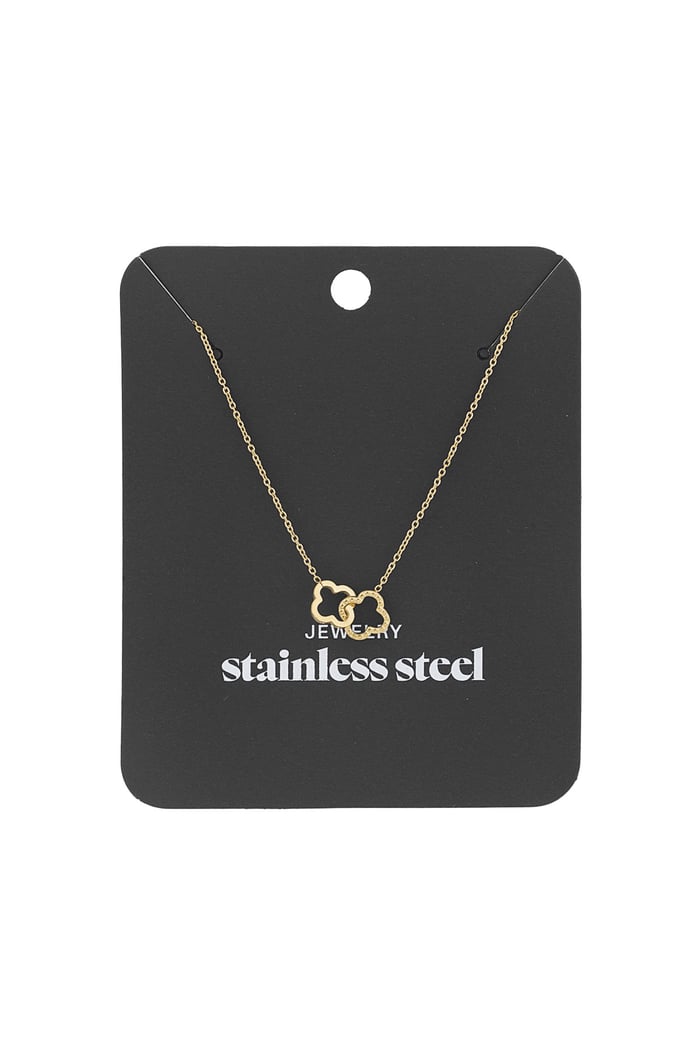 linked luck necklace Picture3