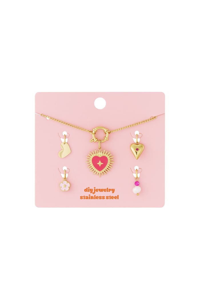 Sun of heart DIY necklace h5Picture4