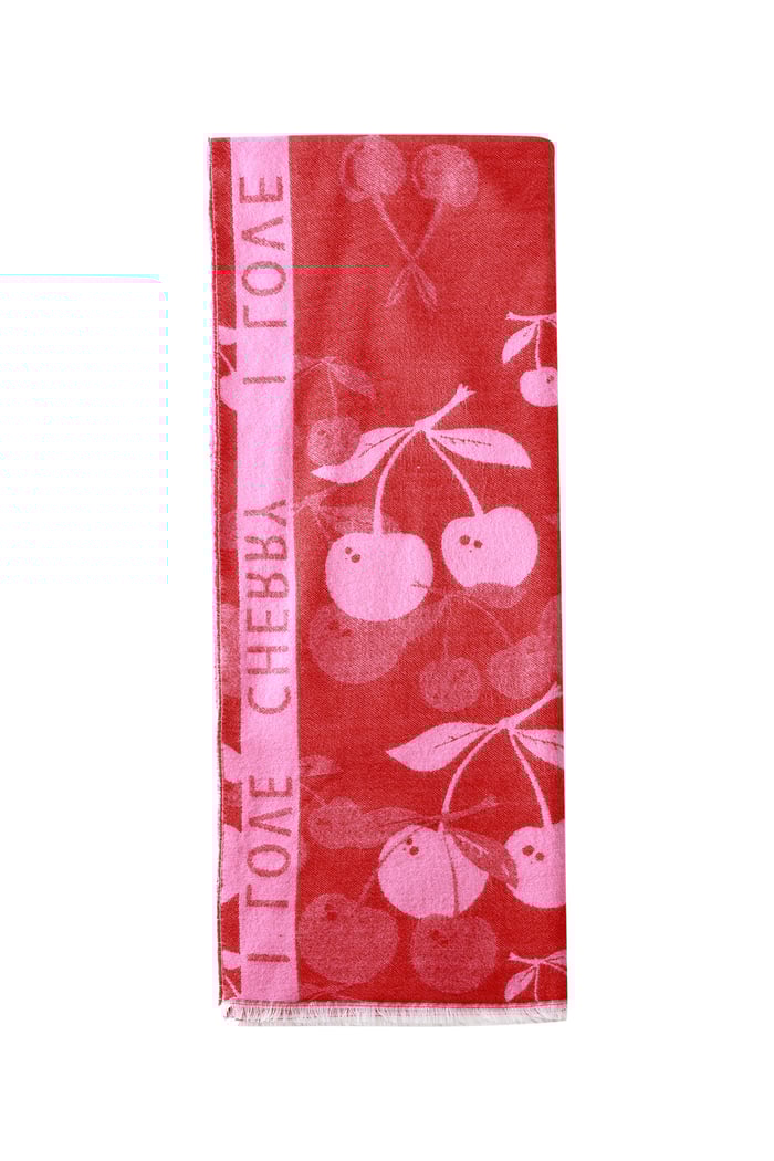 Winter scarves cherry Casual Acrylic Daily Accessories h5Picture2