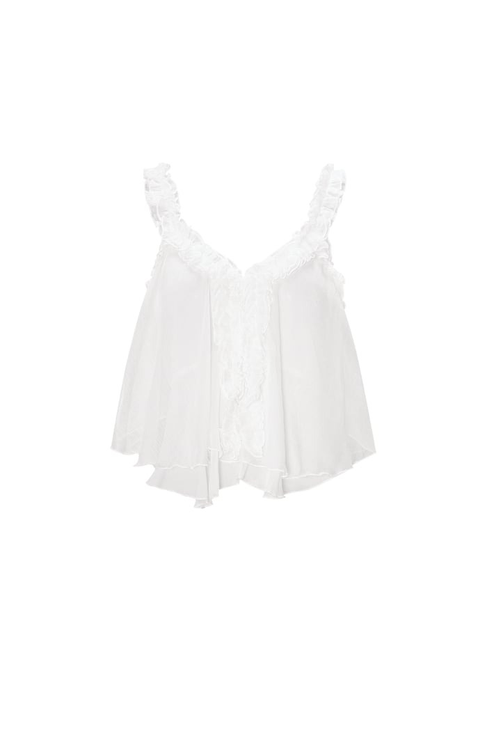 Dreamy ruffle top