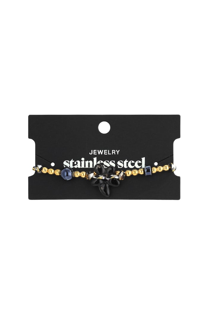 Polyester Beaded Bracelets Flower Casual Daily Simple Series Women's jewelry h5Picture4