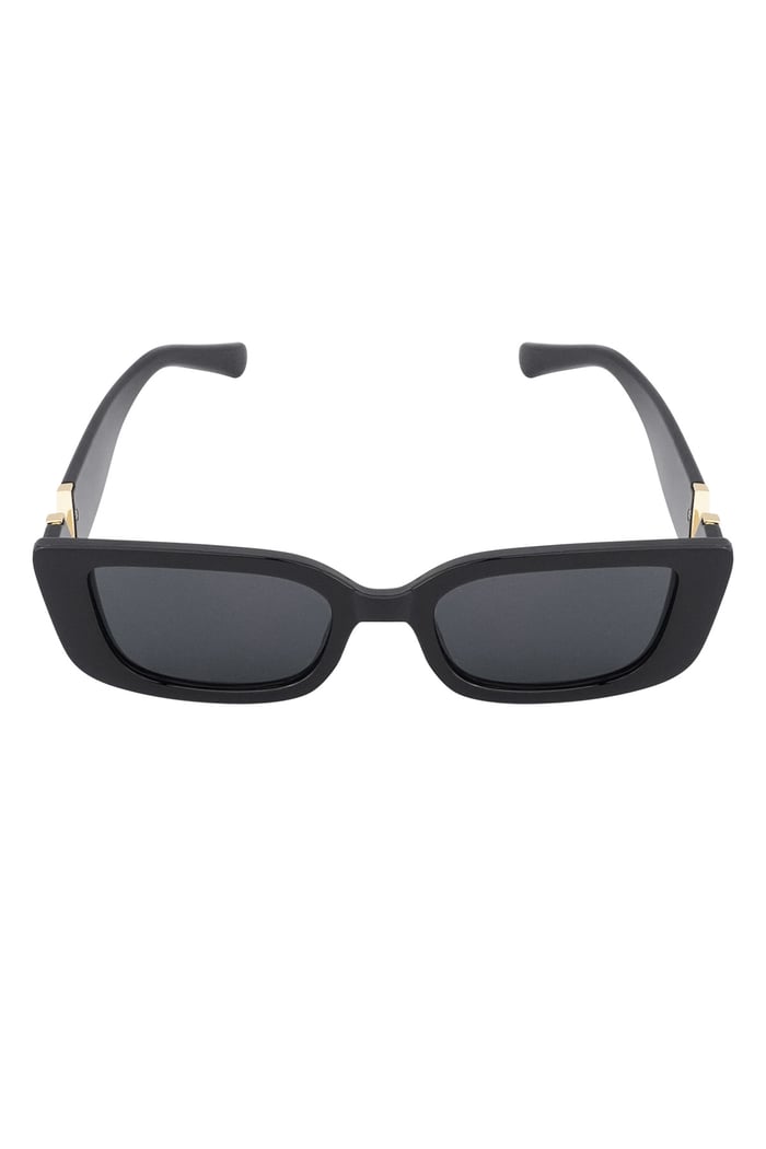 Klassische Sonnenbrille mit V – Schwarz h5Bild4