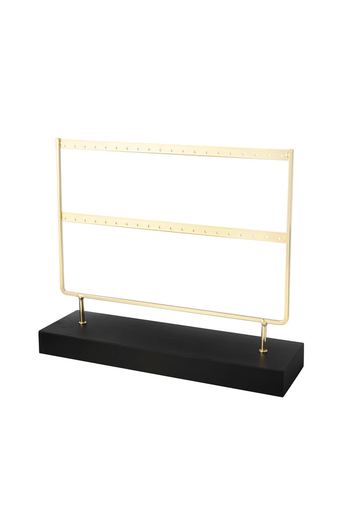 Display Ohrhänger Goldfarbe Metall 