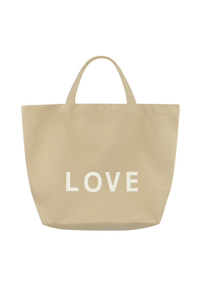 Cabas en toile love
