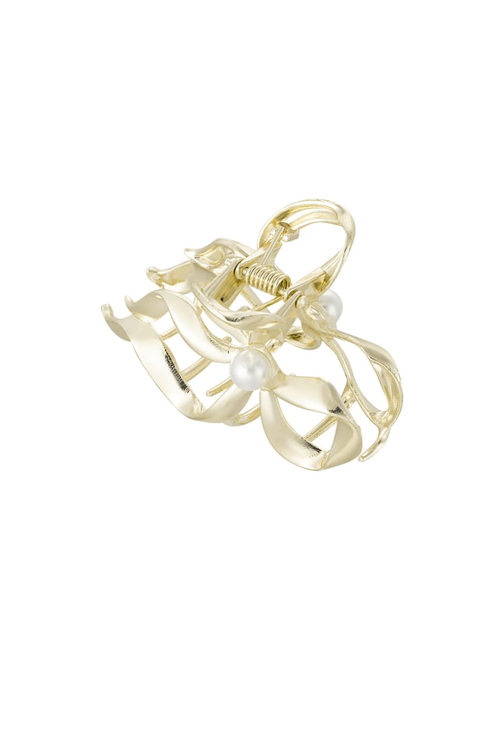 bow with pearl hair clip Picture4