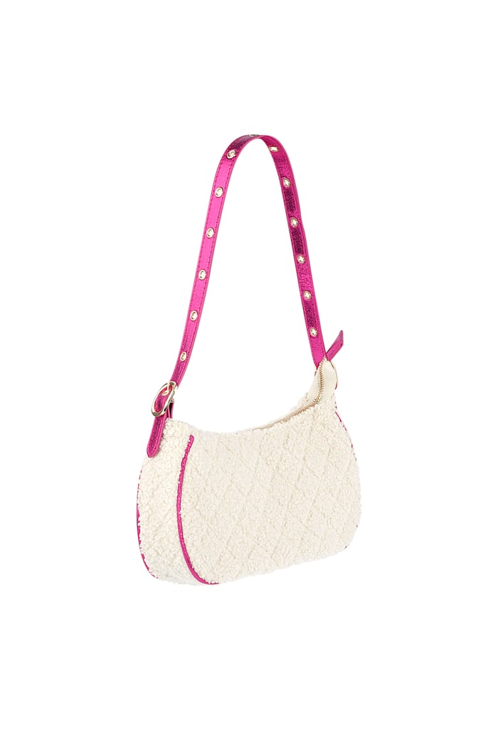 Borsa morbida Meander - Rosso rosa h5Immagine4