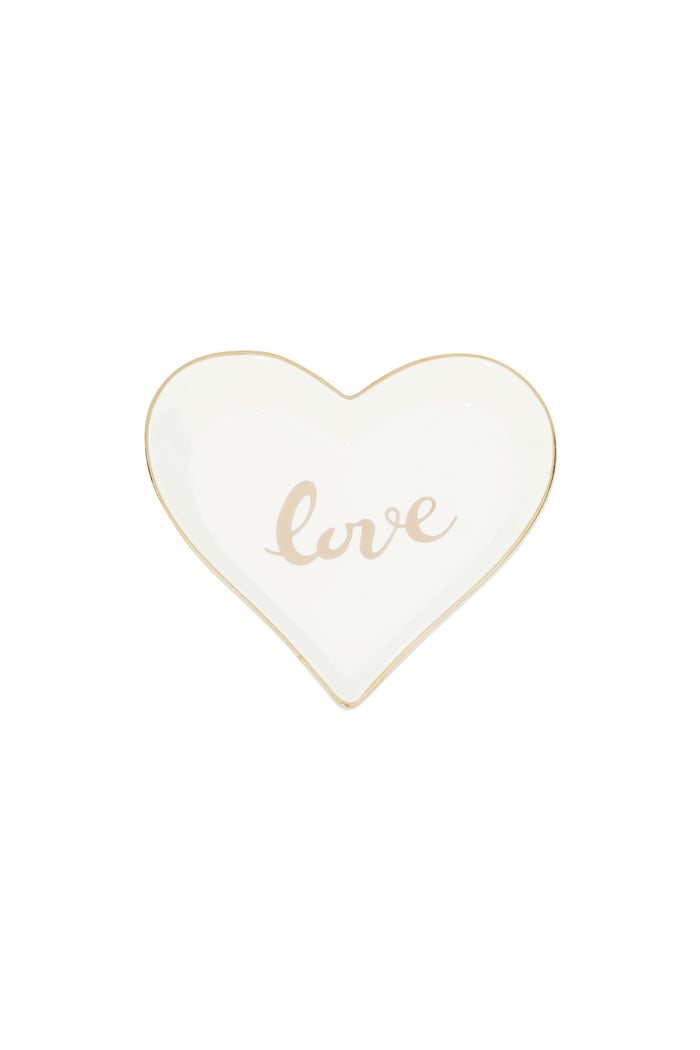 Glass display love on 