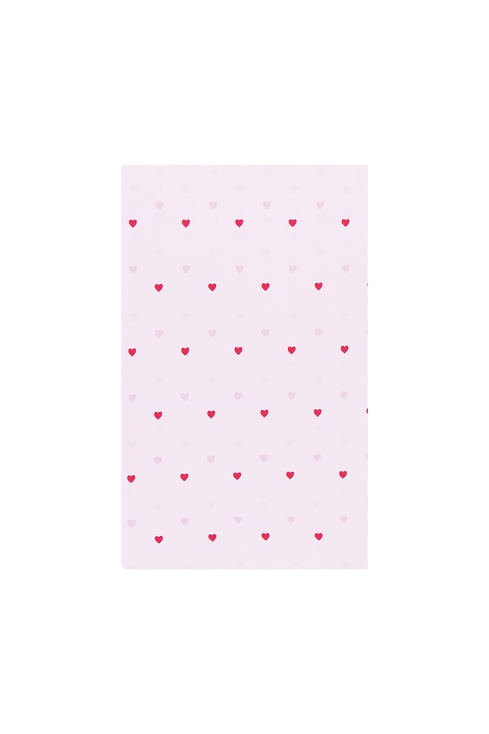 tissue paper romantic hearts - pink and  