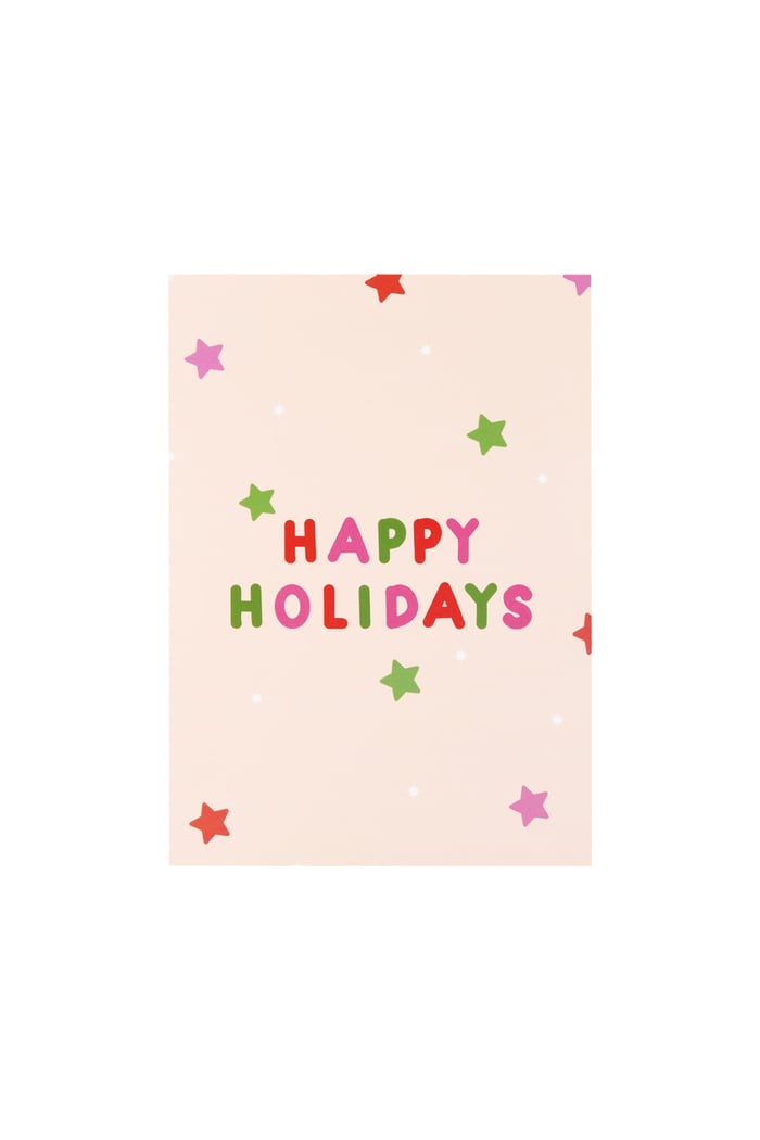 Christmas card happy holidays