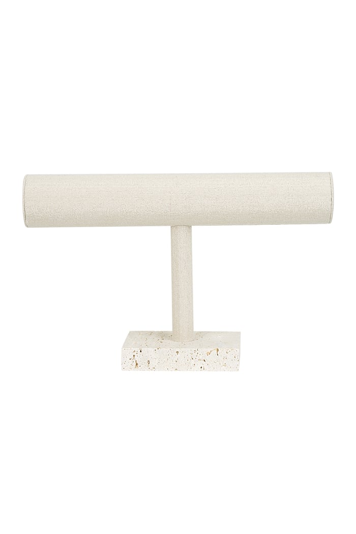 Stone Bracelets Display - Off White 