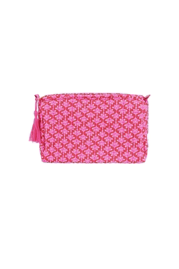 Floral makeup bag medium