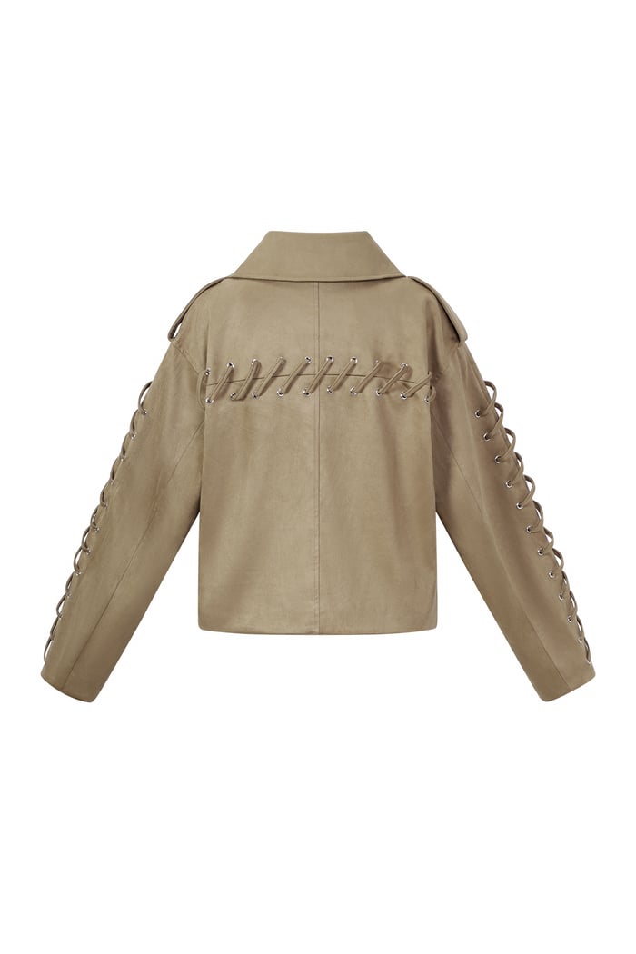 Laced Suede Jacket h5Picture3