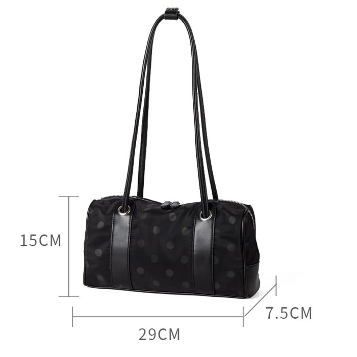 1 Piece Simple Series Casual Polka Dots Nylon Women's Handbags Picture5