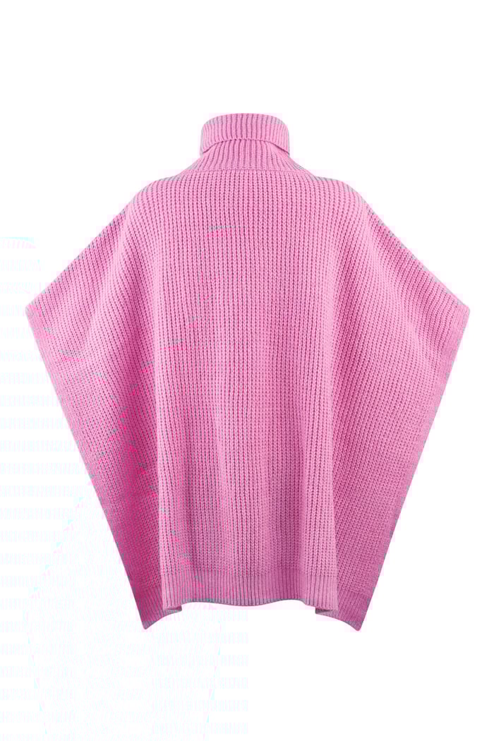 Poncho in maglia liscia Immagine2