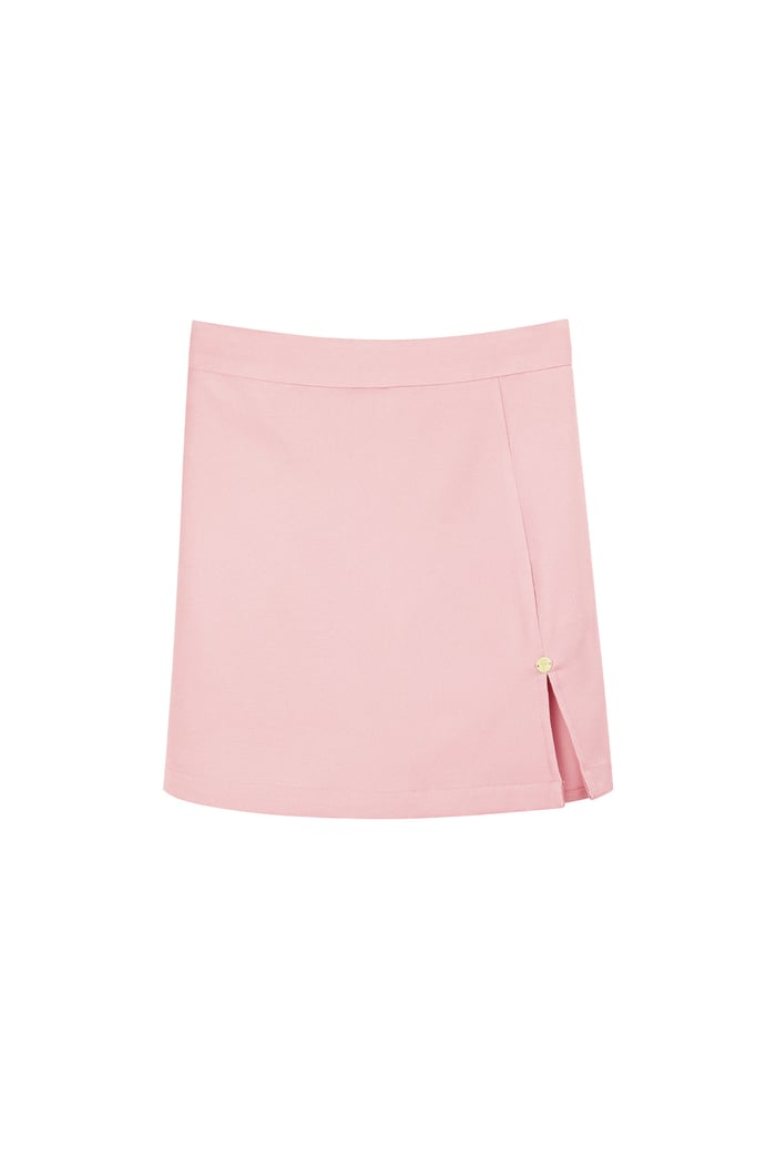 Mini skirt with slit