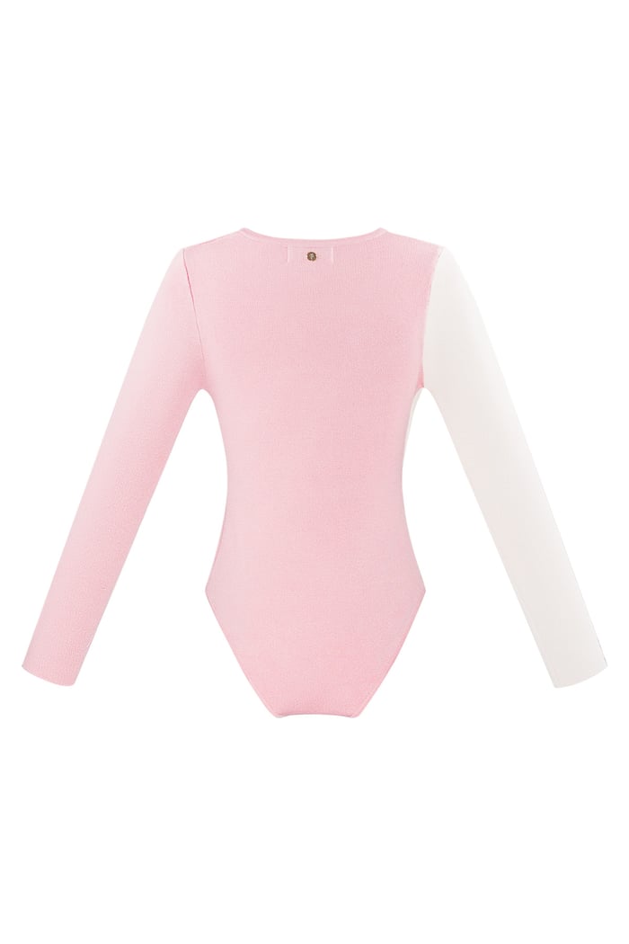 Corpo organico ying yang - rosa bianco Immagine7