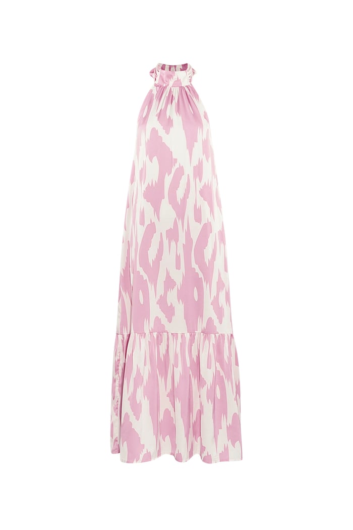 Halter dress with print 