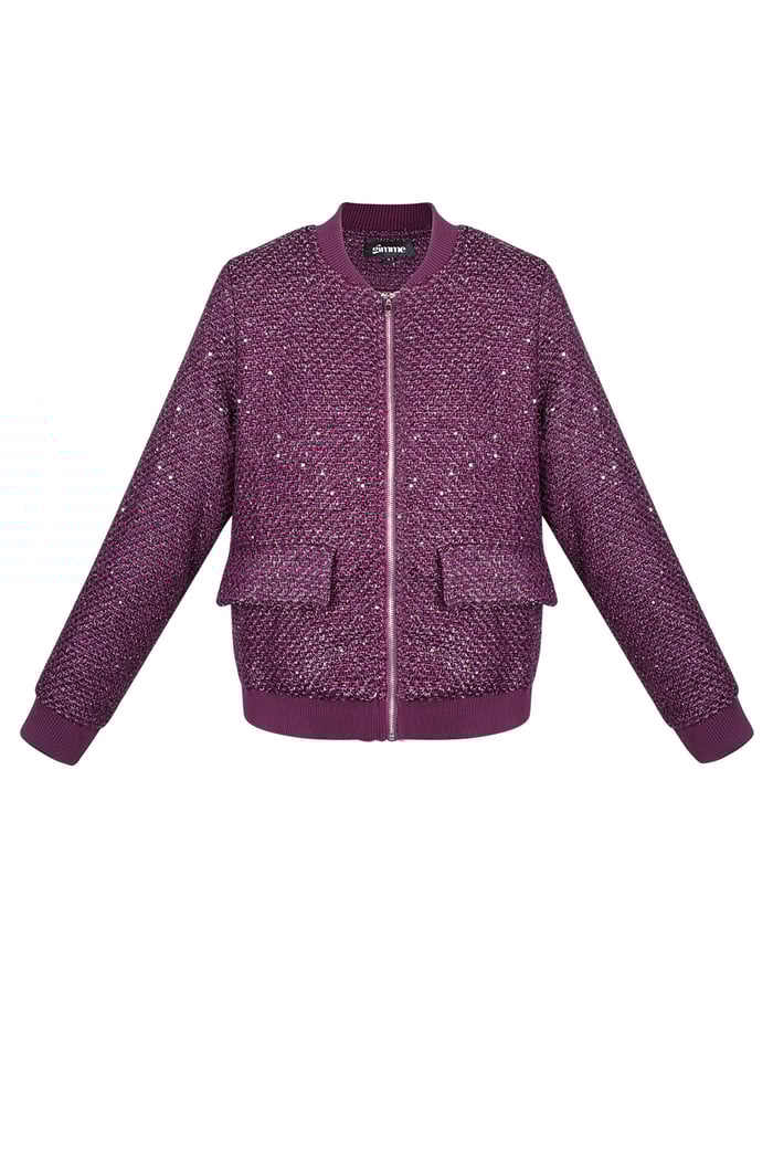 Bomber jacket sparkly day 