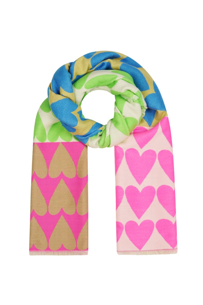 Sciarpa pop di cuore