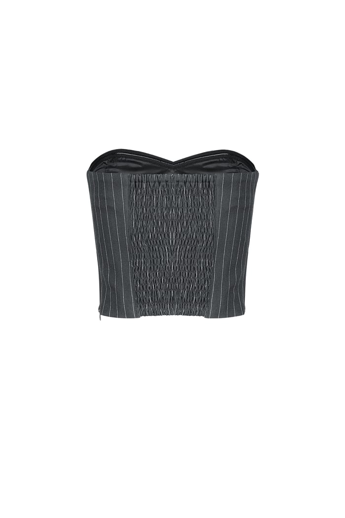 Pinstripe Bandeau Top Picture3