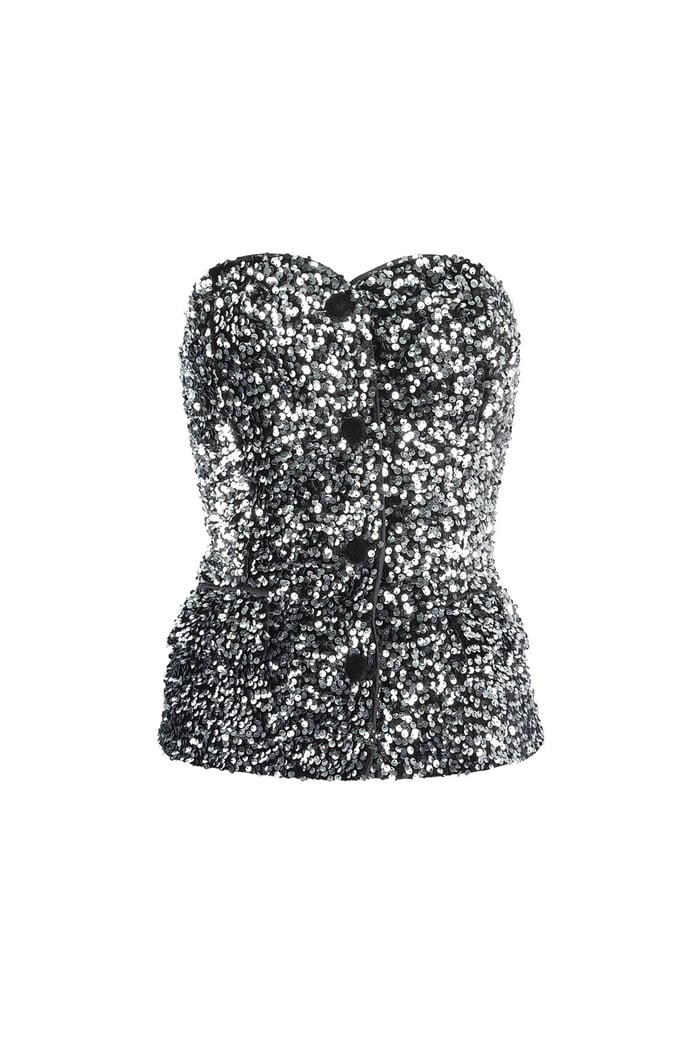 Glitzerndes Korsett-Top 