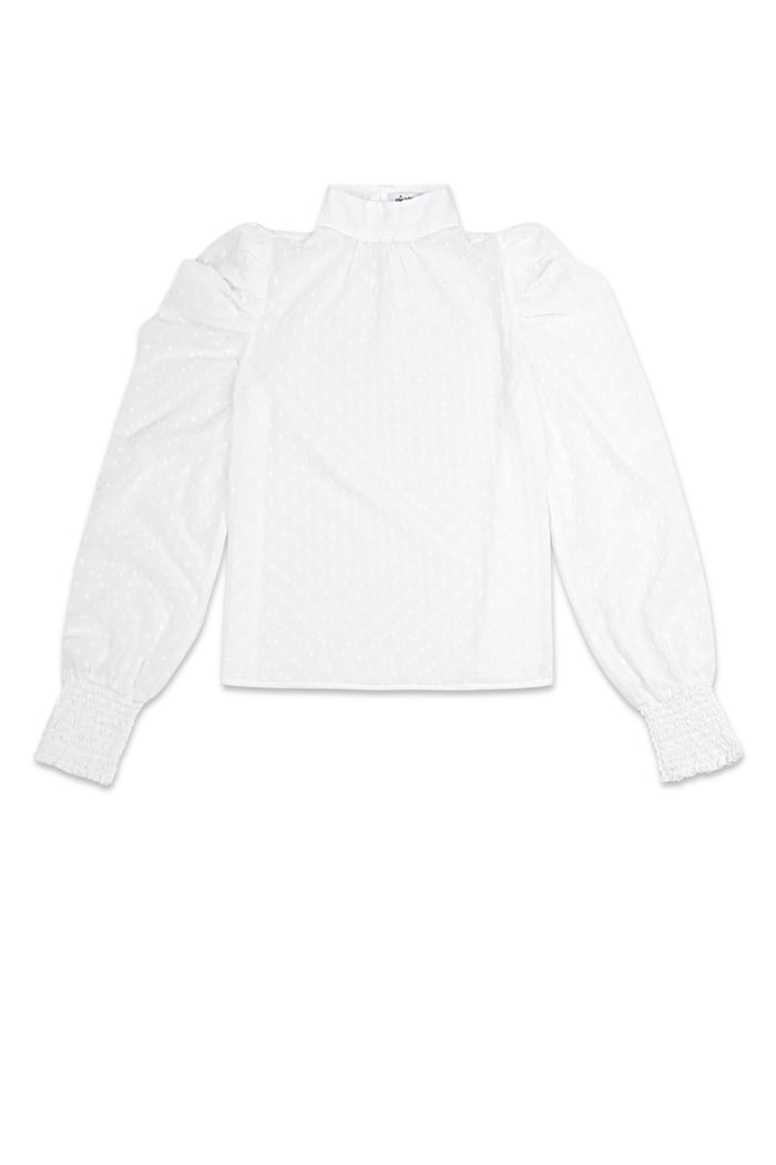 Blouse with dots