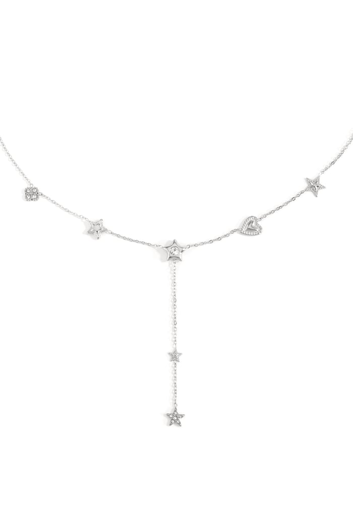 Colliers pendentifs en acier inoxydable Série Star Casual Daily Simple Bijoux pour femmes h5Image2