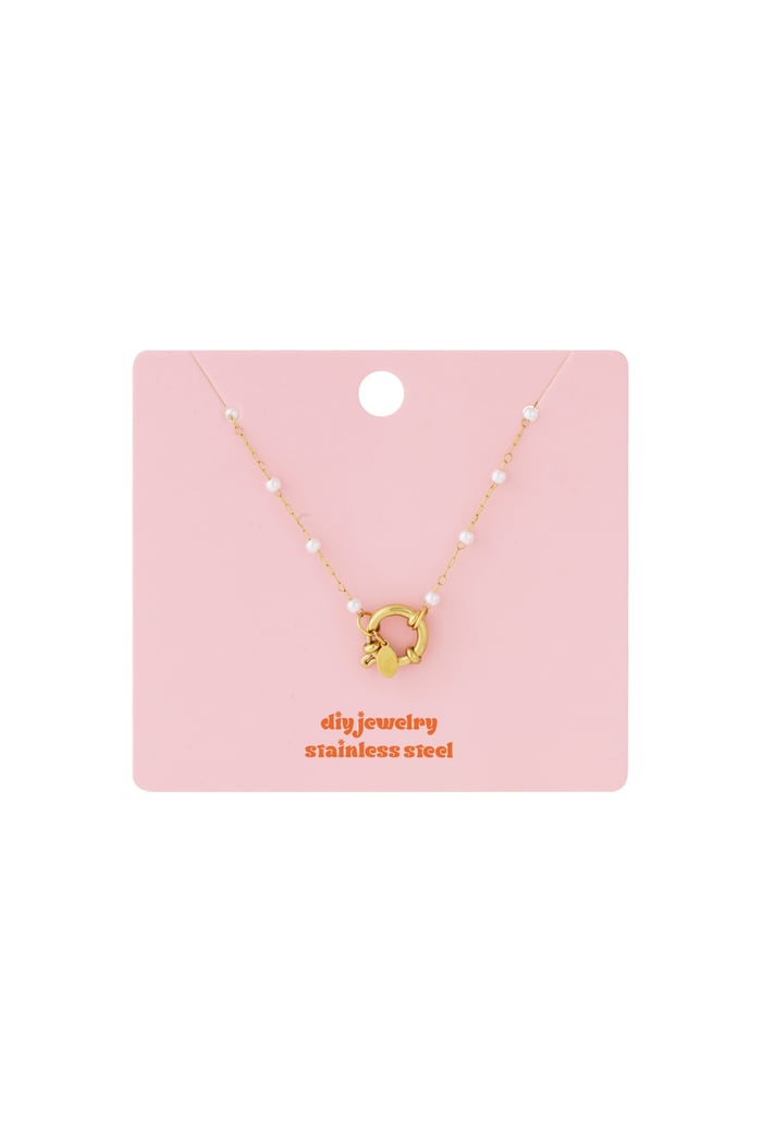Lock with pearls necklace h5Picture5