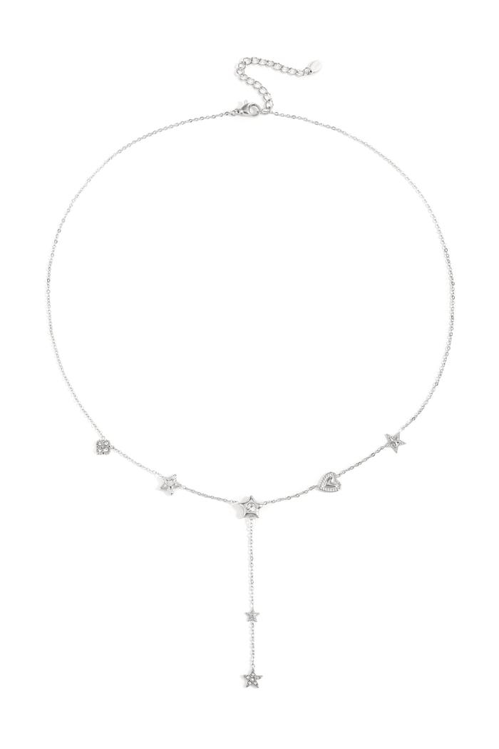Colliers pendentifs en acier inoxydable Série Star Casual Daily Simple Bijoux pour femmes