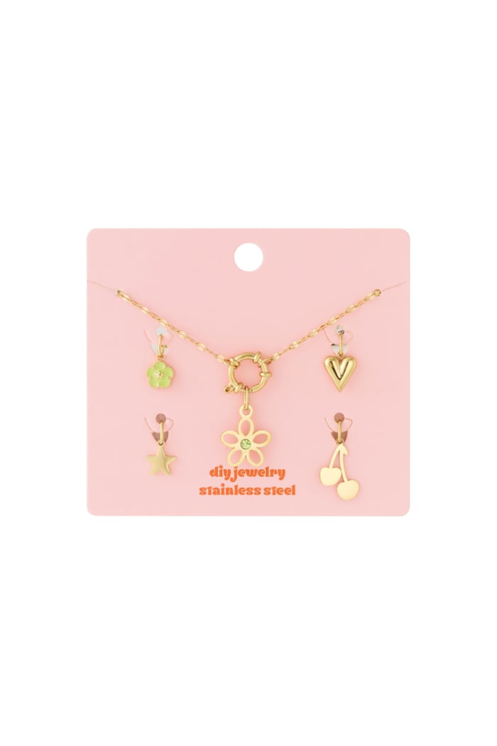 Detailled flower DIY necklace Picture3