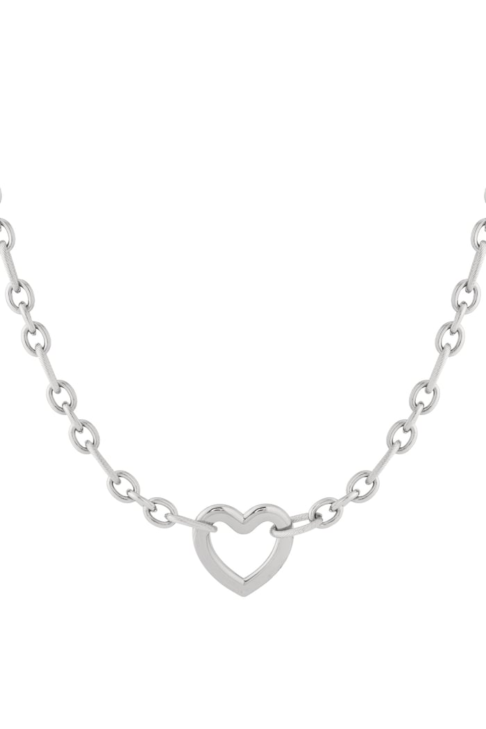 Collar cadena de corazones h5Imagen3
