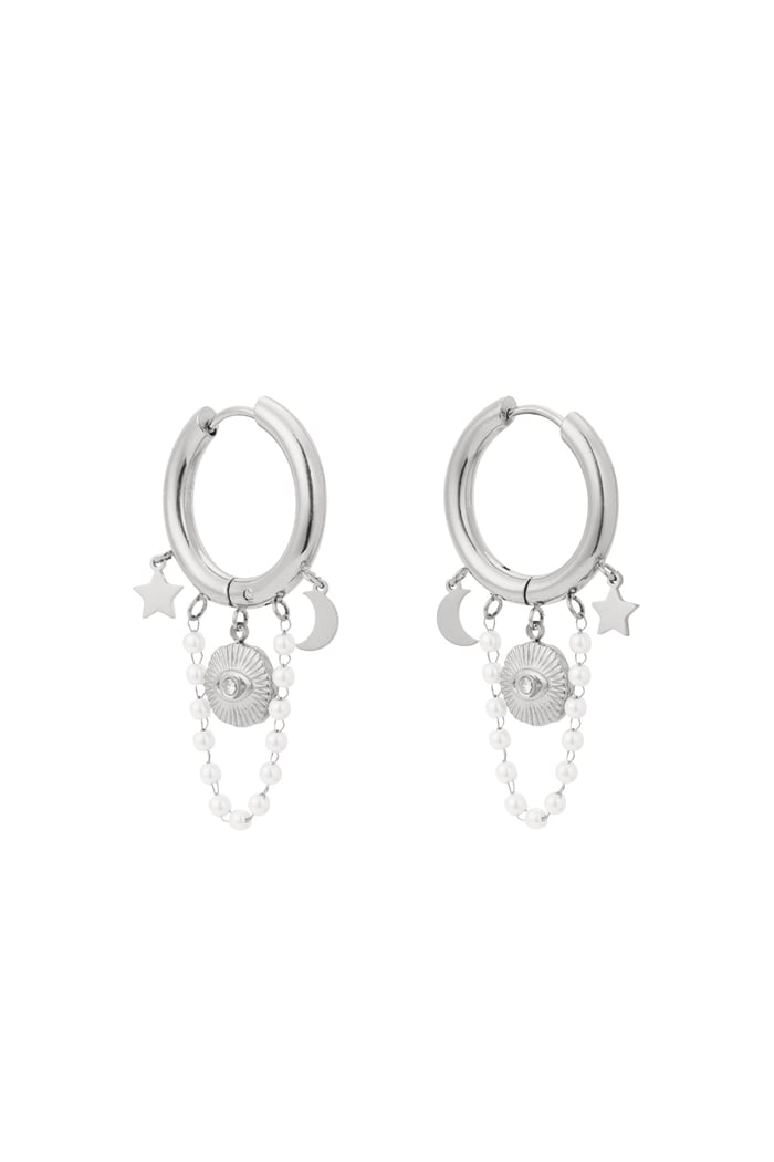 Pendientes de luna de perla