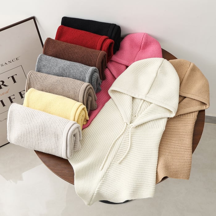 1 Piece Versatile Stripe Polyester Women's Winter Scarves Picture6