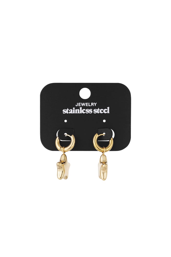 Stainless Steel Drop Earrings Star Daily Daily Simple Series Women's jewelry h5Picture4