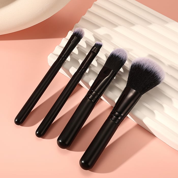 1 par de brochas de maquillaje unisex 
