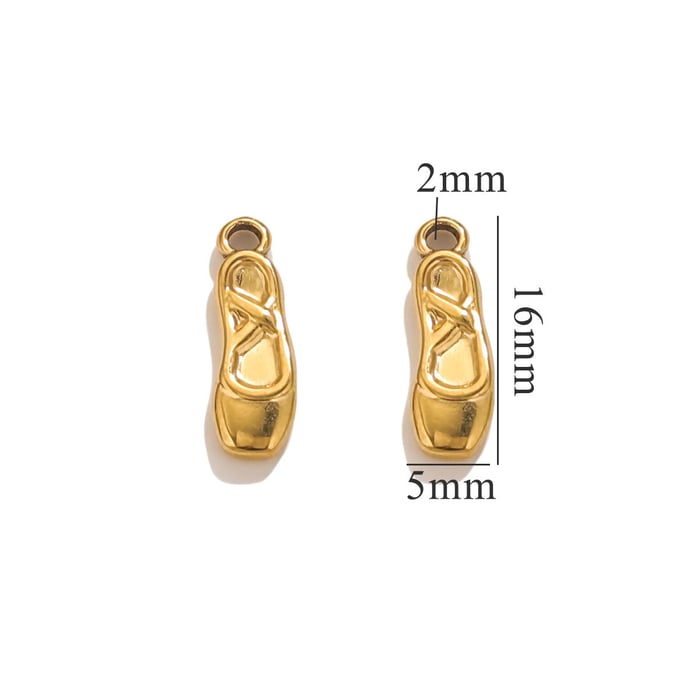 1 pair simple series retro cartoon  gold plated women pendants