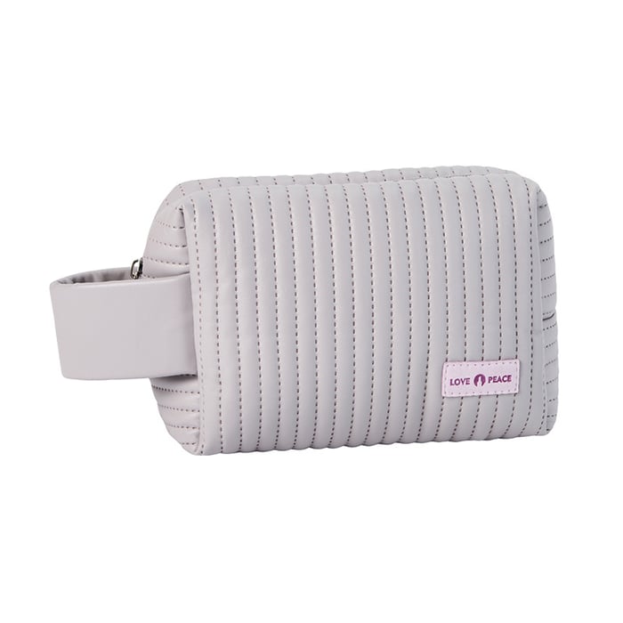 1 Piece Simple Sweet Style Octagonal Shape Solid Color PU Women's Makeup Bag