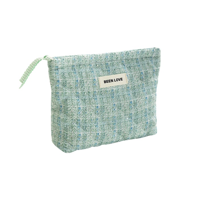 1 Piece Fashionable Sweet Style Patchwork Polyester Women's Makeup Bag