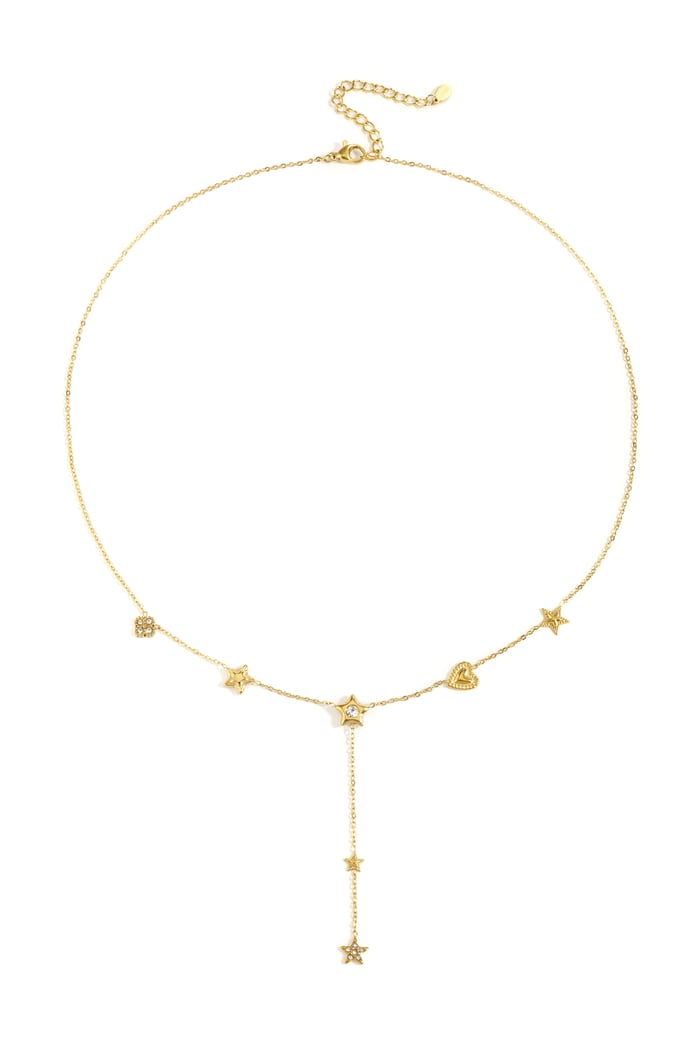 Colliers pendentifs en acier inoxydable Série Star Casual Daily Simple Bijoux pour femmes h5Image5
