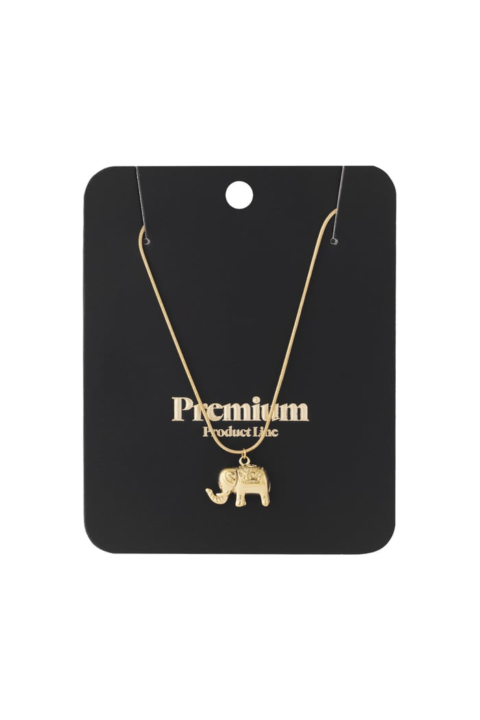 Cute elephant necklace Picture4