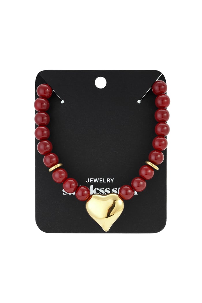 Acrylic Beaded Necklaces Heart Casual Daily Simple Series Women's jewelry h5Picture6