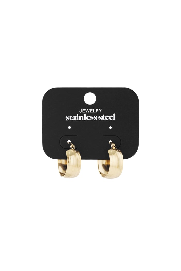 round earrings with small structure Picture5