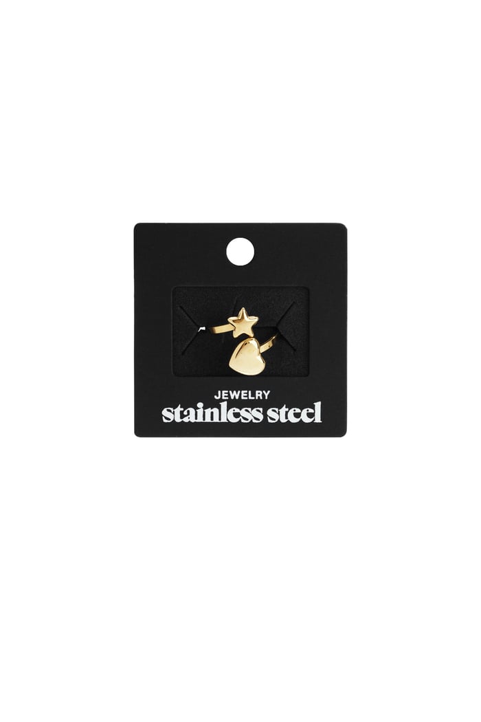 Ring with heart and star h5Picture4