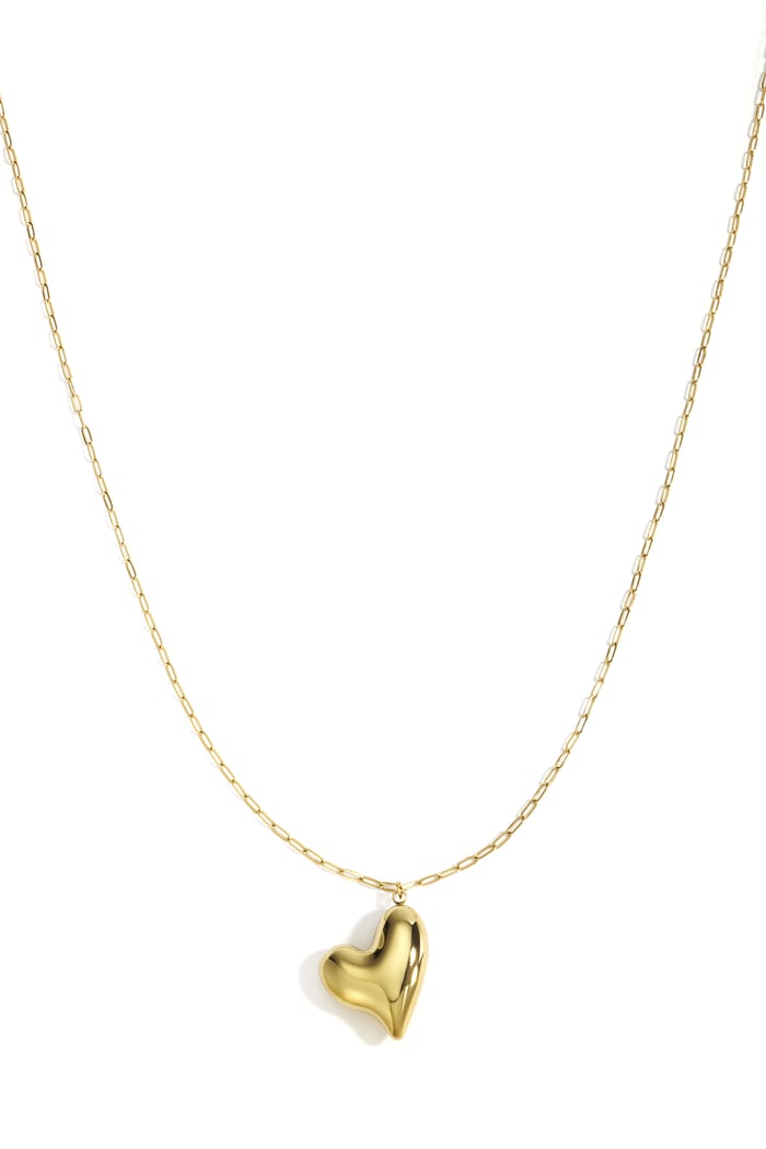Stainless Steel Long Necklaces Heart Casual Daily Simple Series Women's jewelry